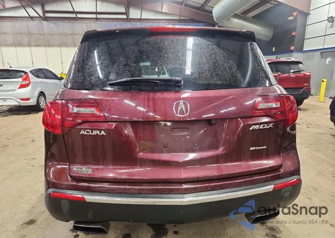 2012 Acura Mdx z USA, uszkodzony, nr VIN 2HNYD2H26CH543632